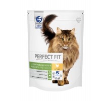 Корм Perfect Fit сухой корм для стерилизованных котов и кошек старше 7 лет, с курицей 650 г