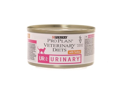 Purina Pro Plan Veterinary Diets для взрослых кошек при болезни нижних отделов мочевыводящих путей, с индейкой