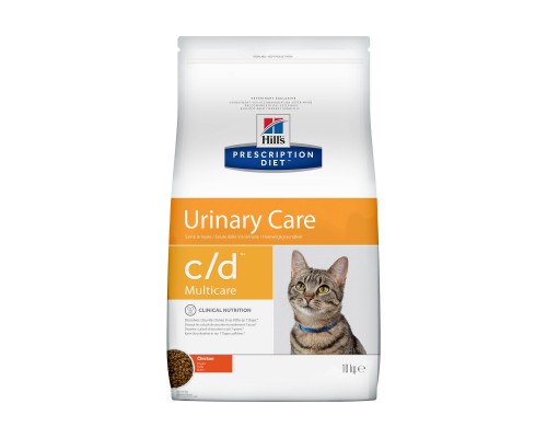 Hill's Prescription Diet c/d Multicare Urinary Care сухой диетический, для кошек при профилактике цистита и мочекаменной болезни (МКБ), с курицей