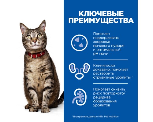 Hill's Prescription Diet c/d Multicare Urinary Care сухой диетический, для кошек при профилактике цистита и мочекаменной болезни (МКБ), с курицей