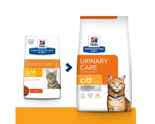 Hill's Prescription Diet c/d Multicare Urinary Care сухой диетический, для кошек при профилактике цистита и мочекаменной болезни (МКБ), с курицей