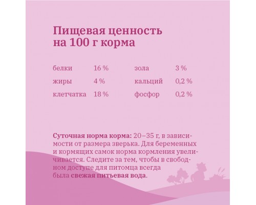 MR.Crisper корм для шиншилл 400 г