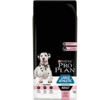 Корм Purina Pro Plan для взрослых собак крупных пород с атлетическим телосложением с чувствительной кожей, с высоким содержанием лосося 14 кг