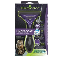 FURminator фурминатор M/L для больших кошек c длинной шерстью 226 г