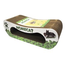 Homecat когтеточка "Мятная волна", гофрокартон, 61х25х20 см 500 г