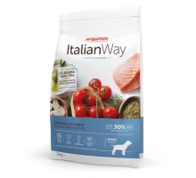 Корм Italian Way  безглютеновый, для собак с чувствительной кожей, лосось и сельдь 3 кг