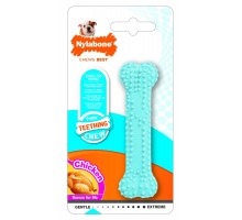 Nylabone косточка для зубов для щенков голубая, аромат курицы 22 г