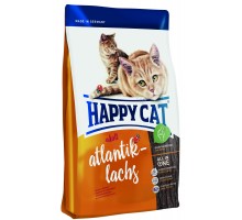 Корм Happy cat для кошек, с атлантическим лососем 1,4 кг