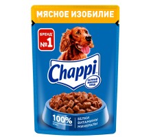 Chappi влажный корм для собак "Мясное изобилие" 85 г