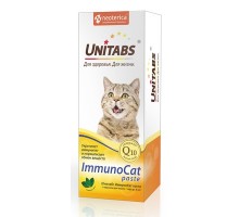 Unitabs витамины ImmunoCat с Q10 паста для кошек, 120мл 140 г