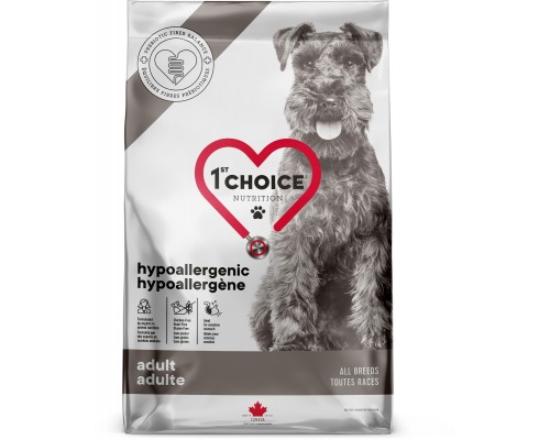 Корм 1st Choice  Hypoallergenic для взрослых собак всех пород, с уткой 4,5 кг