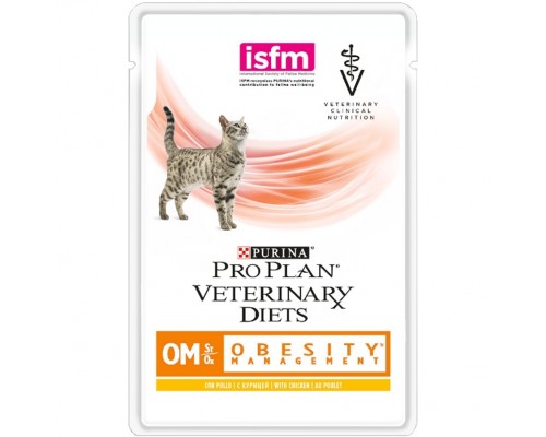 Purina Pro Plan Veterinary Diets паучи для кошек лечение ожирения