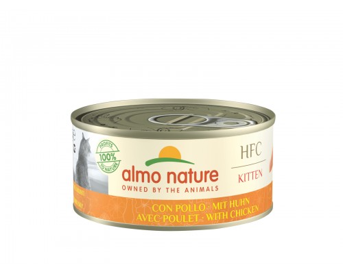 Almo Nature (консервы) полнорационные консервы для котят, с курицей 150 г