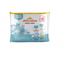 Almo Nature (консервы) набор паучей для профилактики мочекаменной болезни, с рыбой и курицей, 6шт.