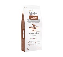 Корм Brit  Care для собак, склонных к полноте, с кроликом и рисом 1 кг