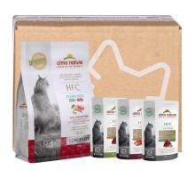 Корм Almo Nature (консервы) бокс "Средиземноморская кухня" для кошек, HFC dry со свежей свининой в подарок 700 г