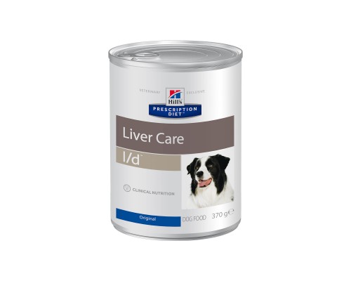 Hill's вет.консервы  Prescription Diet l/d Liver Care, влажный диетический корм для собак при заболеваниях печени 370 г