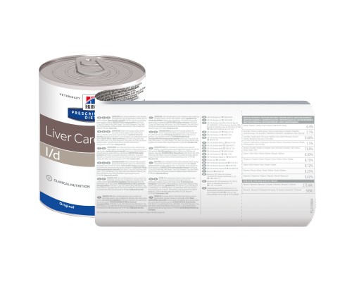 Hill's вет.консервы  Prescription Diet l/d Liver Care, влажный диетический корм для собак при заболеваниях печени 370 г