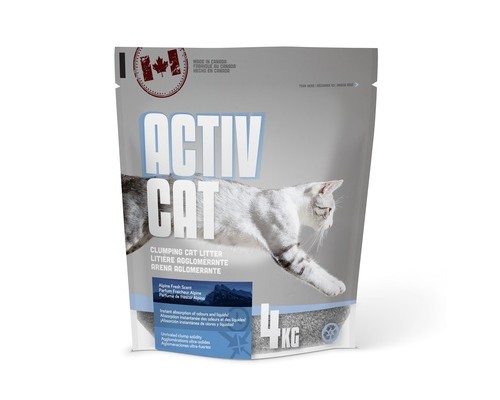 Canada Litter комкующийся наполнитель ActivCat, аромат альпийской свежести 10 кг