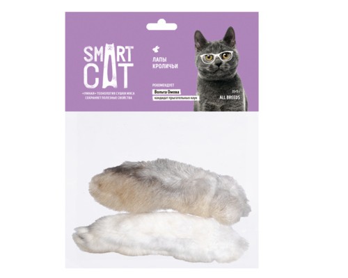 Smart Cat лакомства кроличьи лапы 35 г