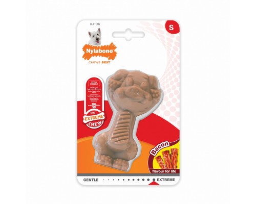 Nylabone косточка-свинка экстра-жесткая, с ароматом бекона L