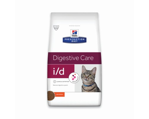 Hill's Prescription Diet i/d Digestive Care сухой диетический, для кошек при расстройствах пищеварения, ЖКТ, с курицей