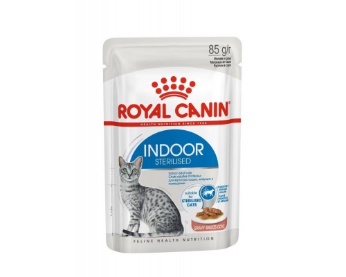 Royal Canin кусочки в соусе для домашних кошек 1-7 лет