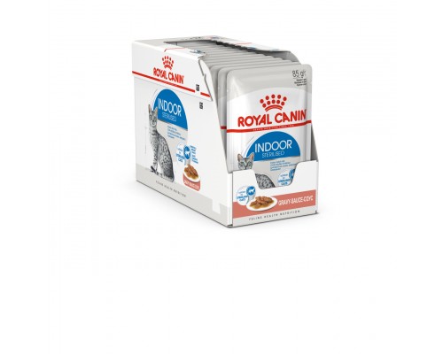 Royal Canin кусочки в соусе для домашних кошек 1-7 лет