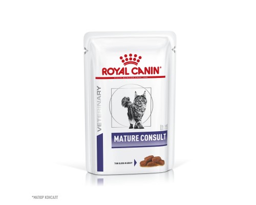 Royal Canin (вет. паучи) консервированный полнорационный диетический корм для котов и кошек старше 7 лет, не имеющих видимых признаков старения