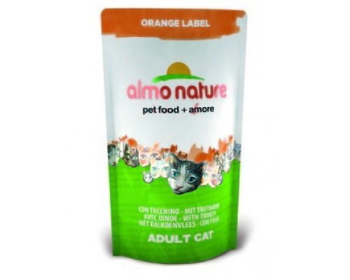 Корм Almo Nature для кастрированных кошек с индейкой 105 г