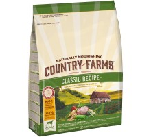 Корм Country Farms классический. Полнорационный корм для взрослых собак, с высоким содержанием курицы 12 кг