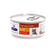 Hill's вет.консервы  Prescription Diet k/d Kidney Care, влажный диетический корм для кошек при хронической болезни почек, с курицей