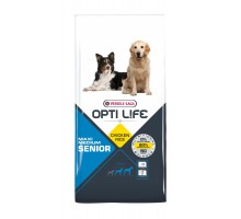 Корм Opti Life (Versele-Laga) для пожилых собак с курицей 12,5 кг