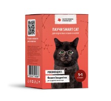 Smart Cat набор паучей 5+1 для взрослых кошек и котят: кусочки говядины в нежном соусе 510 г