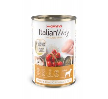 Italian Way Консервы  безглютеновые, для собак всех пород, с курицей,томатами и рисом