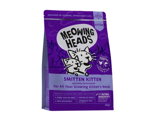 Корм Barking Heads для котят, с курицей и рисом "Восторженный котенок" 450 г