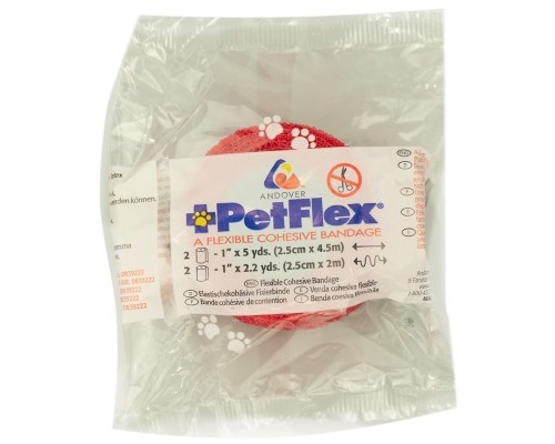 Andover бандаж "Andover PetFlex", цвета микс, 2 шт 2,5см*4,5м