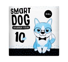 Smart Dog пелёнки впитывающие пеленки для собак 60х60, 10 шт 200 г