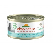 Almo Nature (консервы) низкокалорийные консервы для кошек, с курицей и киноа