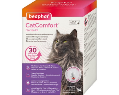 Beaphar cat Comfort набор: диффузор со сменным блоком 125 г