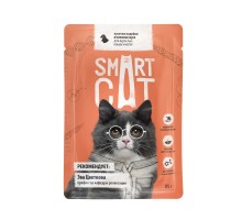 Smart Cat паучи для взрослых кошек и котят: кусочки индейки в нежном соусе