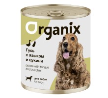 Organix консервы для собак Рагу из гуся с языком и цуккини 400 г