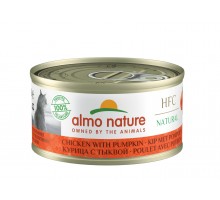 Almo Nature (консервы) консервы для кошек с курицей и тыквой, 75% мяса