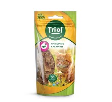 Triol (лакомства) лакомые кусочки из утки для кошек 40 г