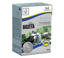 Bozita кусочки в желе для чувствительных кошек с лосем