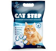 Cat step впитывающий  силикагелевый наполнитель, Crystal Blue 26,6 л