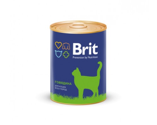 Brit  Premium консервы для кошек, с говядиной