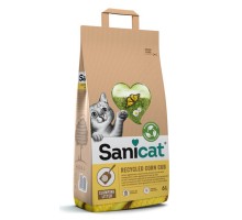 SaniCat кукурузный комкующийся наполнитель 6 л 2,8 кг