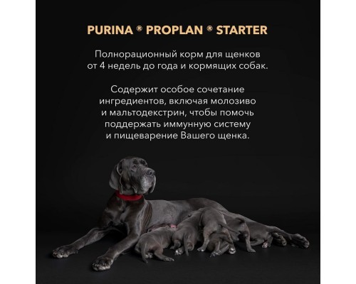 Корм Purina Pro Plan для щенков крупных пород, с высоким содержанием курицы