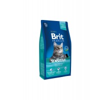 Корм Brit  Premium Cat гипоаллергенный, для кошек с чувствительным пищеварением, с ягненком 1,5 кг